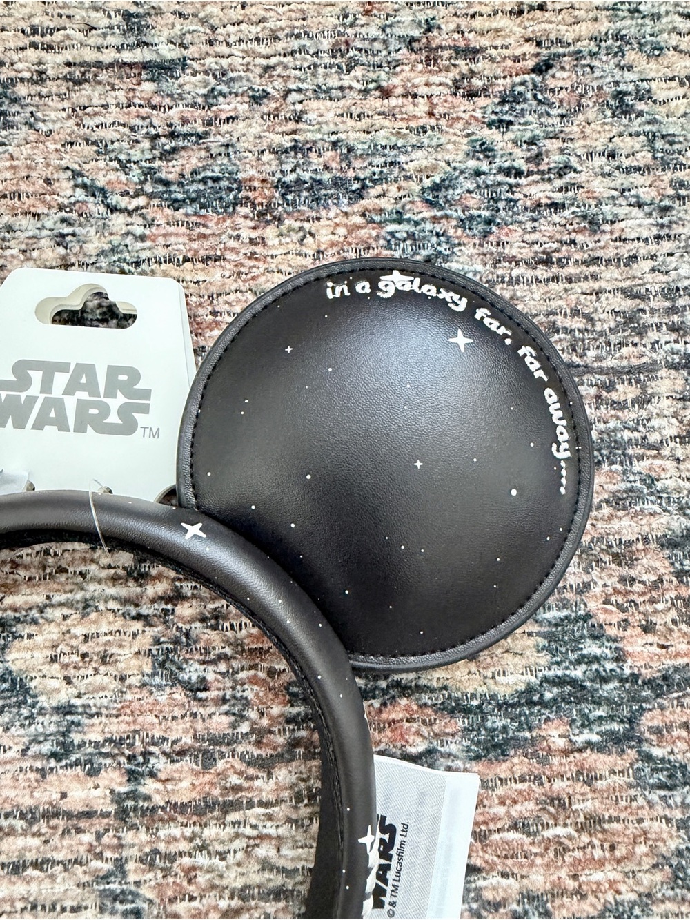 Star Wars Black Galaxy Mickey Ear Headband - Picture 3 of 4